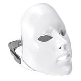 110–220 V, 7-farbige LED-Licht-Photonen-Gesichtsmaske zur Hautverjüngung, Gesichtstherapie, Faltenreduzierung + Fernbedienung